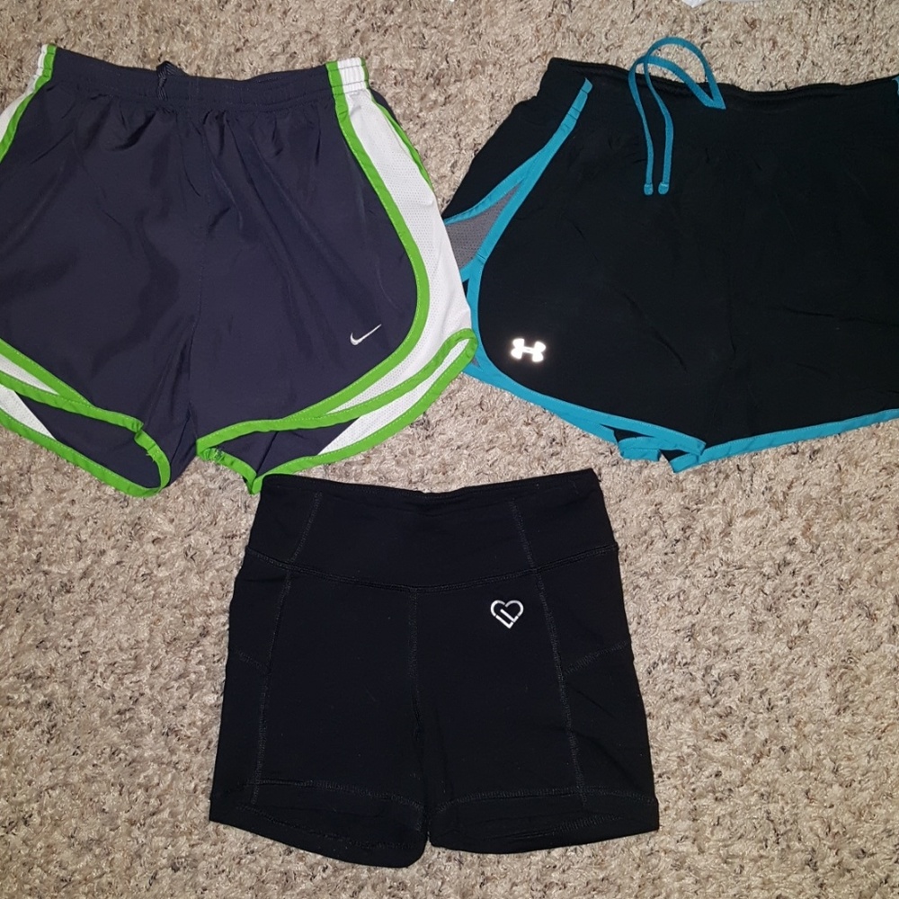 3 pr of xs athletic shorts